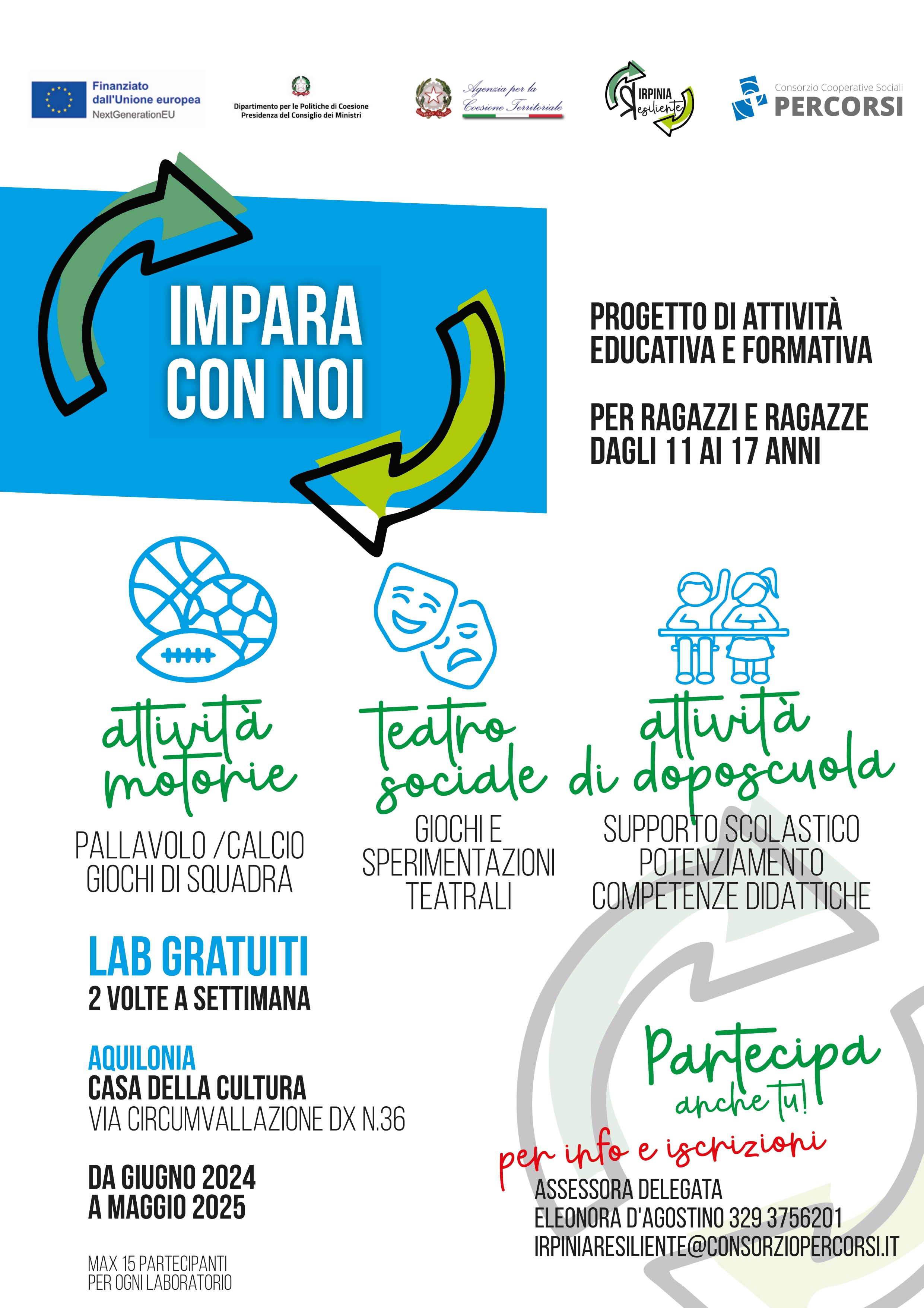 PROGETTO IRPINIA RESILIENTE "IMPARA CON NOI"